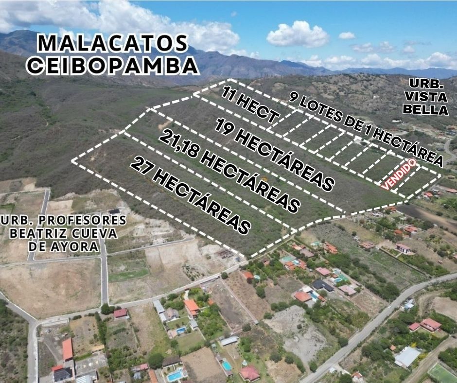 VENDO EN MALACATOS 78 HECTAREAS DE TERRENO