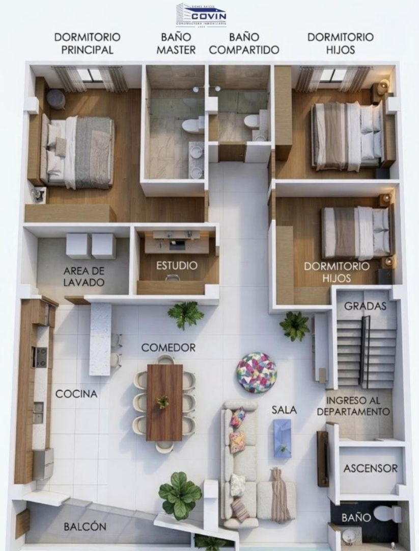 Departamento Exclusivo y de estreno en Amable María – Loja ✨