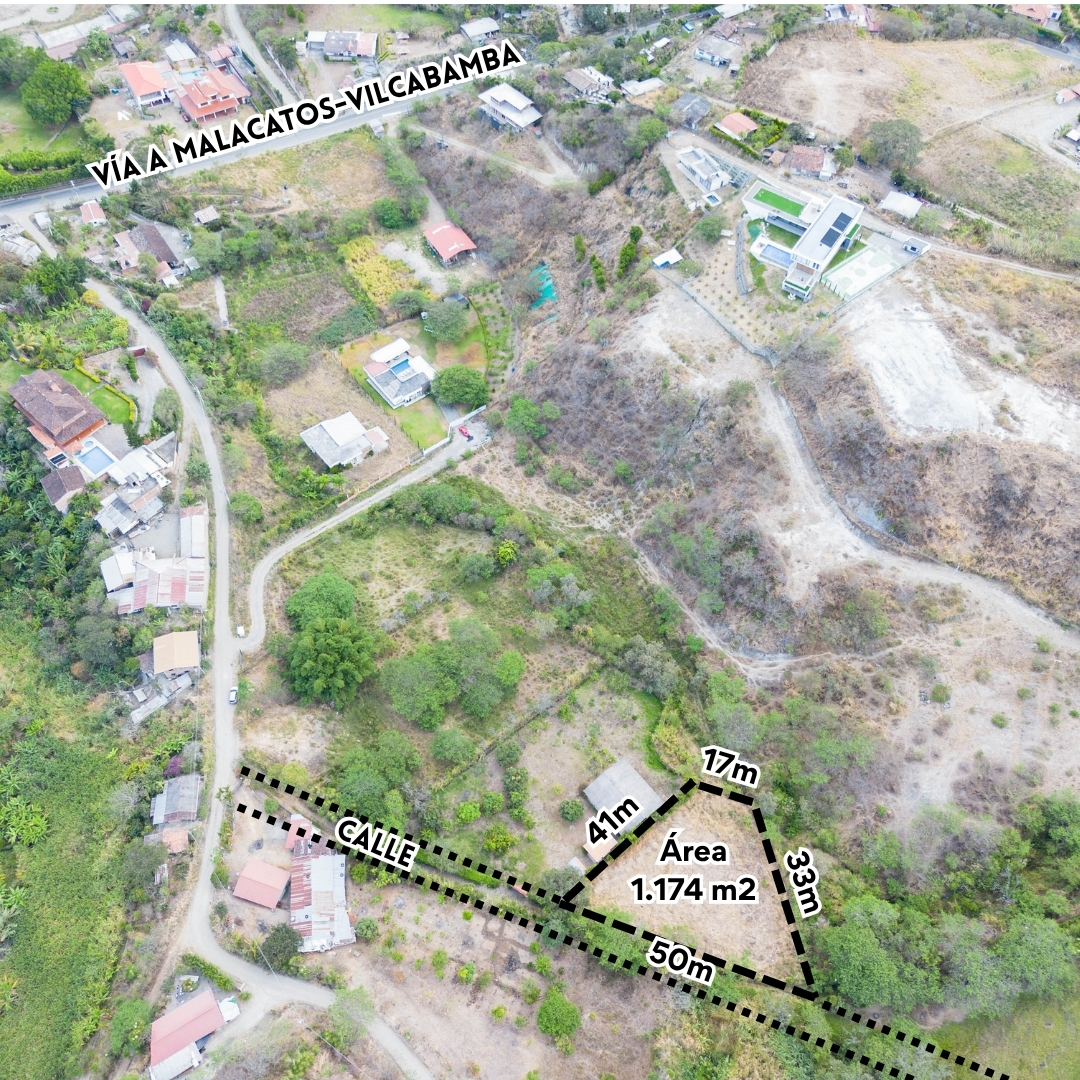TERRENO PLANO DE VENTA EN TAXICHE – MALACATOS