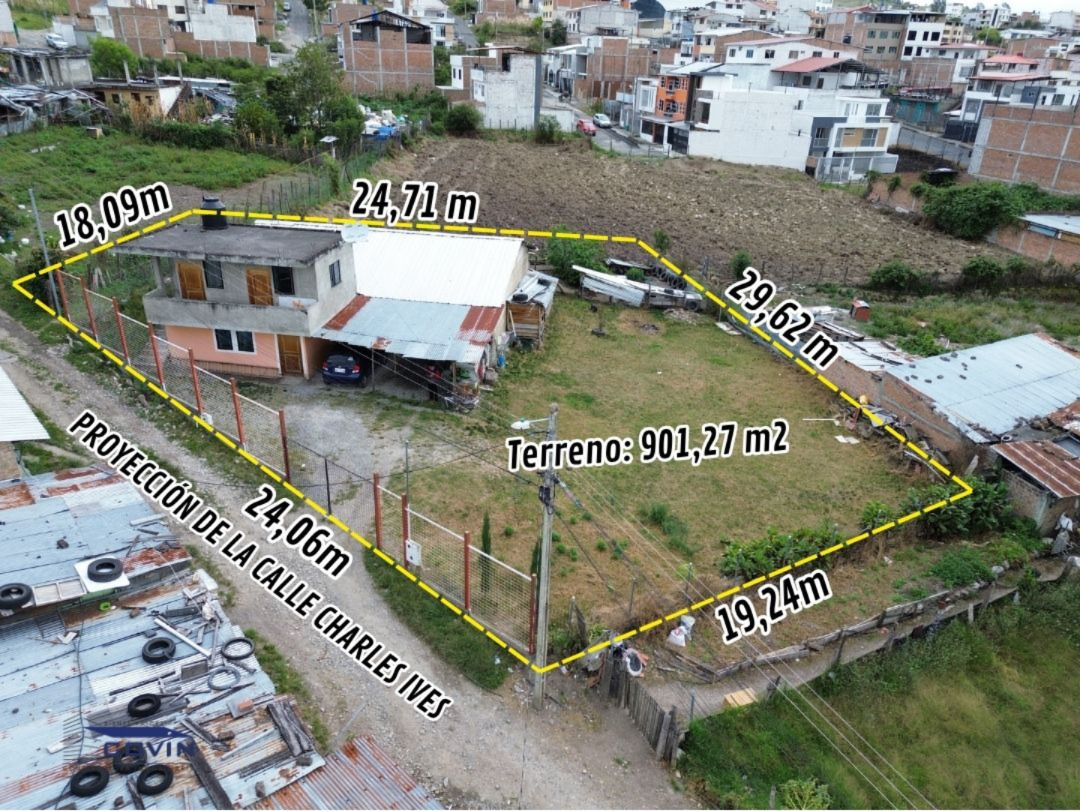 ⛰️TERRENO AMPLIO CON 2 CONSTRUCCIONES DE VENTA EN PUNZARA CHICO – LOJA