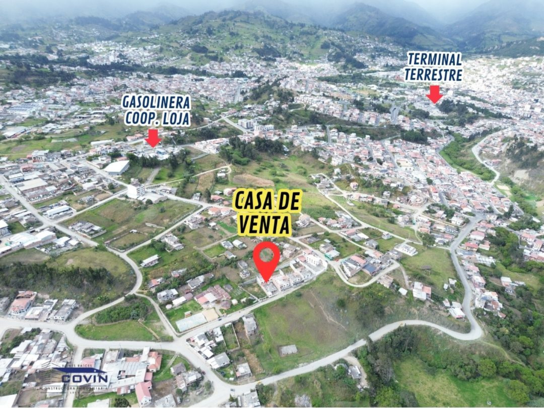 ️ PROPIEDAD CON DOS CONSTRUCCIONES DE VENTA EN LOJA-BORJA – CERCA AL TERMINAL