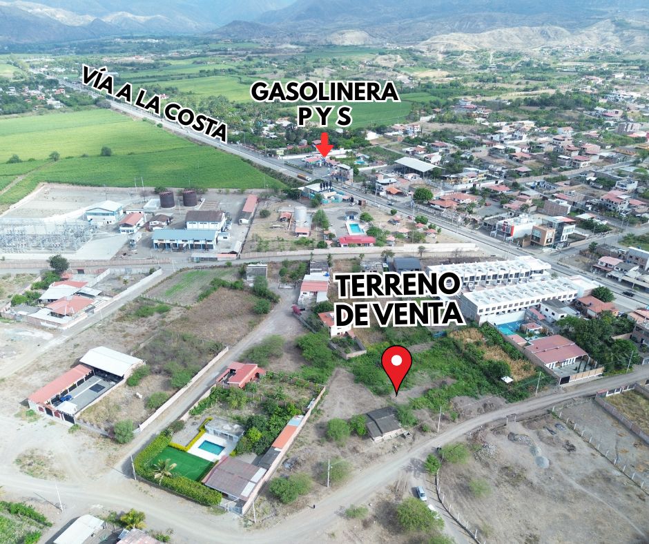 TERRENO DE VENTA EN CATAMAYO | URB. EL RECREO A MEDIA CUADRA DE LA VÍA A LA COSTA
