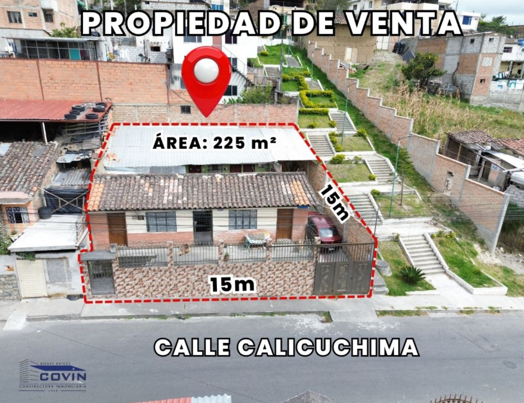 LOTE ESQUINERO CON CONSTRUCCIÓN ANTIGUA DE VENTA | CERCA AL CENTRO – LOJA